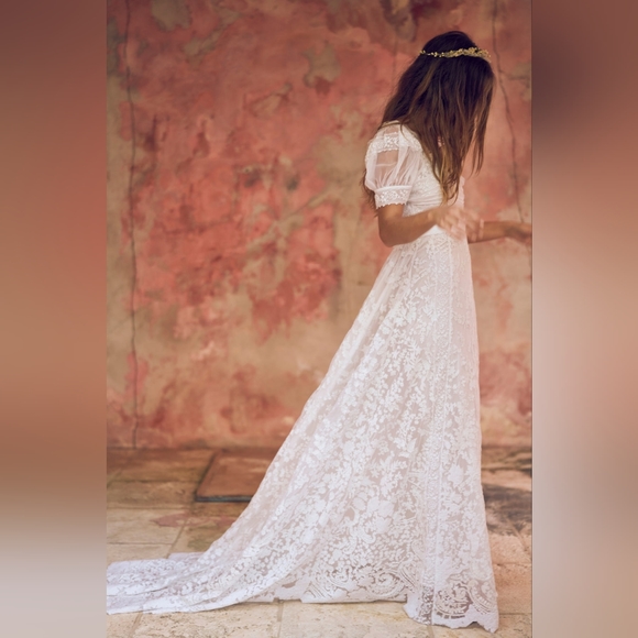 Loveshackfancy Boho Chic Viviana Cottagecore Maxi Wedding Dress - Picture 2 of 12